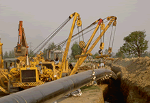 Cross Country Pipelines Laying